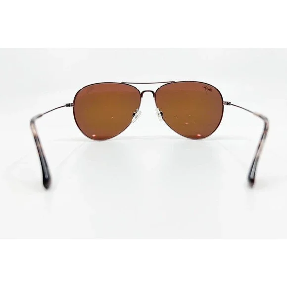 Maui Jim Mavericks Sunglasses Silver MJ264-16R 61-14-137 Mens Tortoise 7972